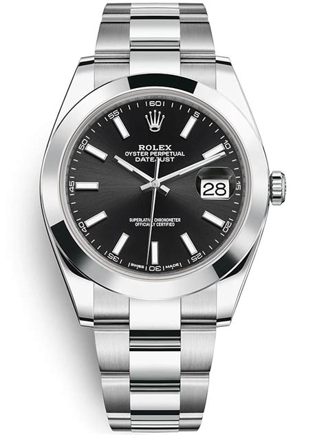 rolex datejust black dial replica|2023 datejust 41mm 126300.